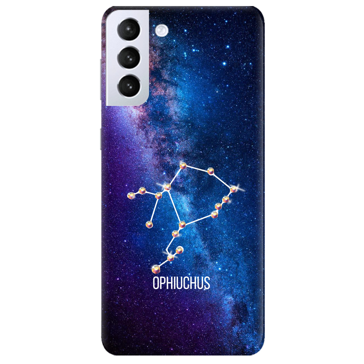Чехол для Samsung Galaxy S21 Plus Ophiuchus (Змееносец) со стразами - фото 1