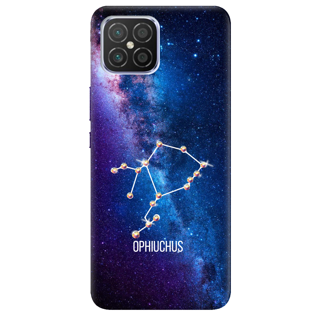 Чехол для Huawei Nova 8 SE Ophiuchus (Змееносец) со стразами - фото 1