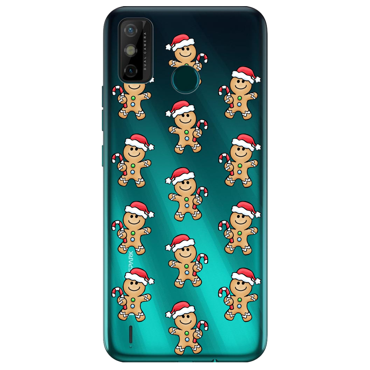 Чехол для Tecno Spark 6 Go Gingerbread man - фото 1