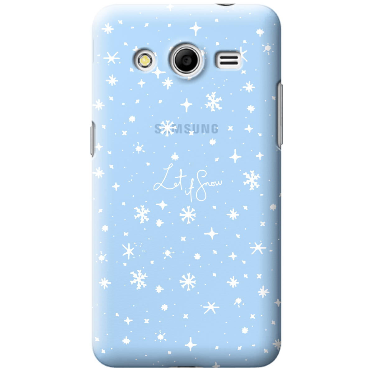 Чехол для Samsung Galaxy Core 2 G355H Let it snow - фото 1