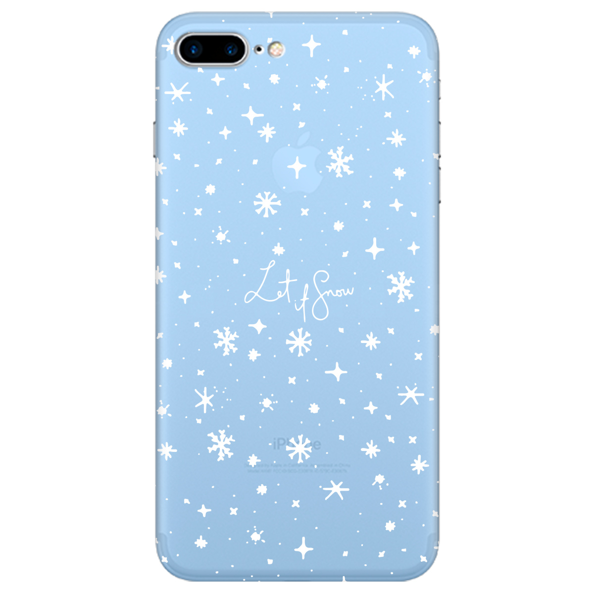 Чехол для Apple iPhone 8 Plus Let it snow - фото 1
