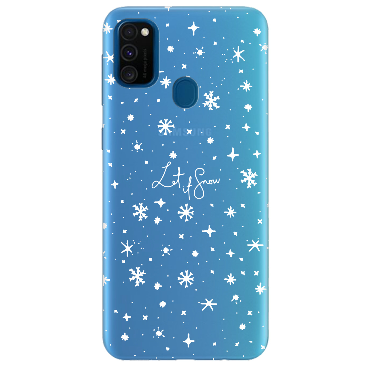 Чехол для Samsung Galaxy M21 Let it snow - фото 1