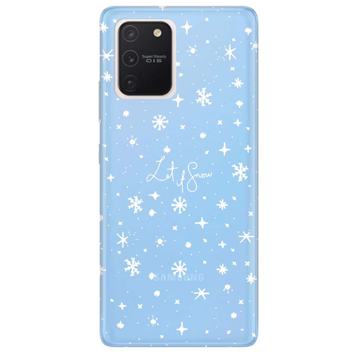 Чехол для Samsung Galaxy S10 Lite Let it snow - фото 1