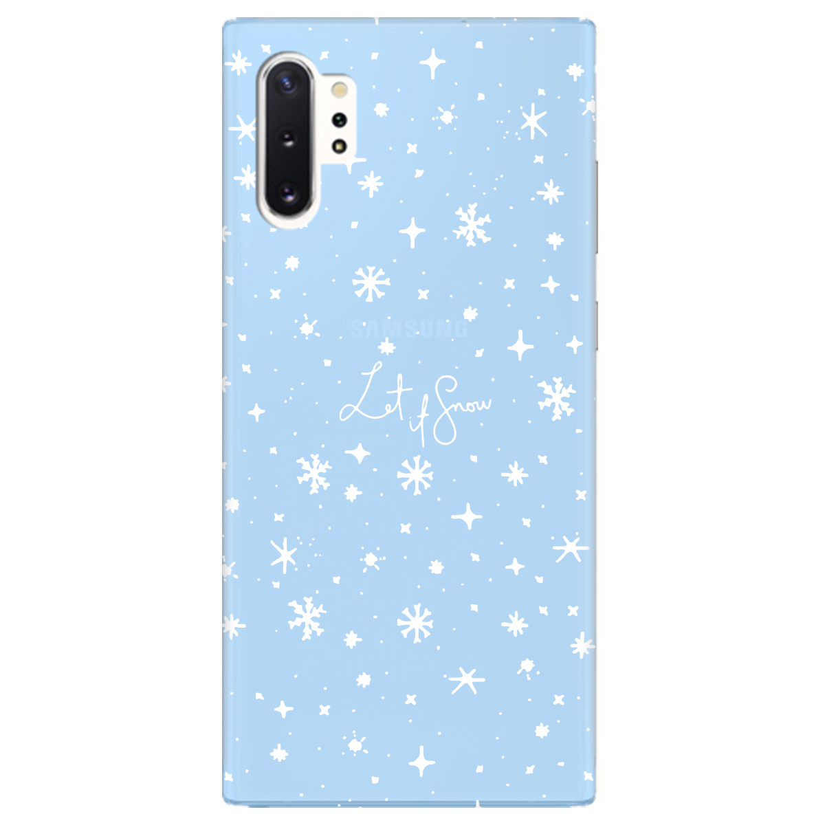 Чехол для Samsung Galaxy Note 10 Plus Let it snow - фото 1