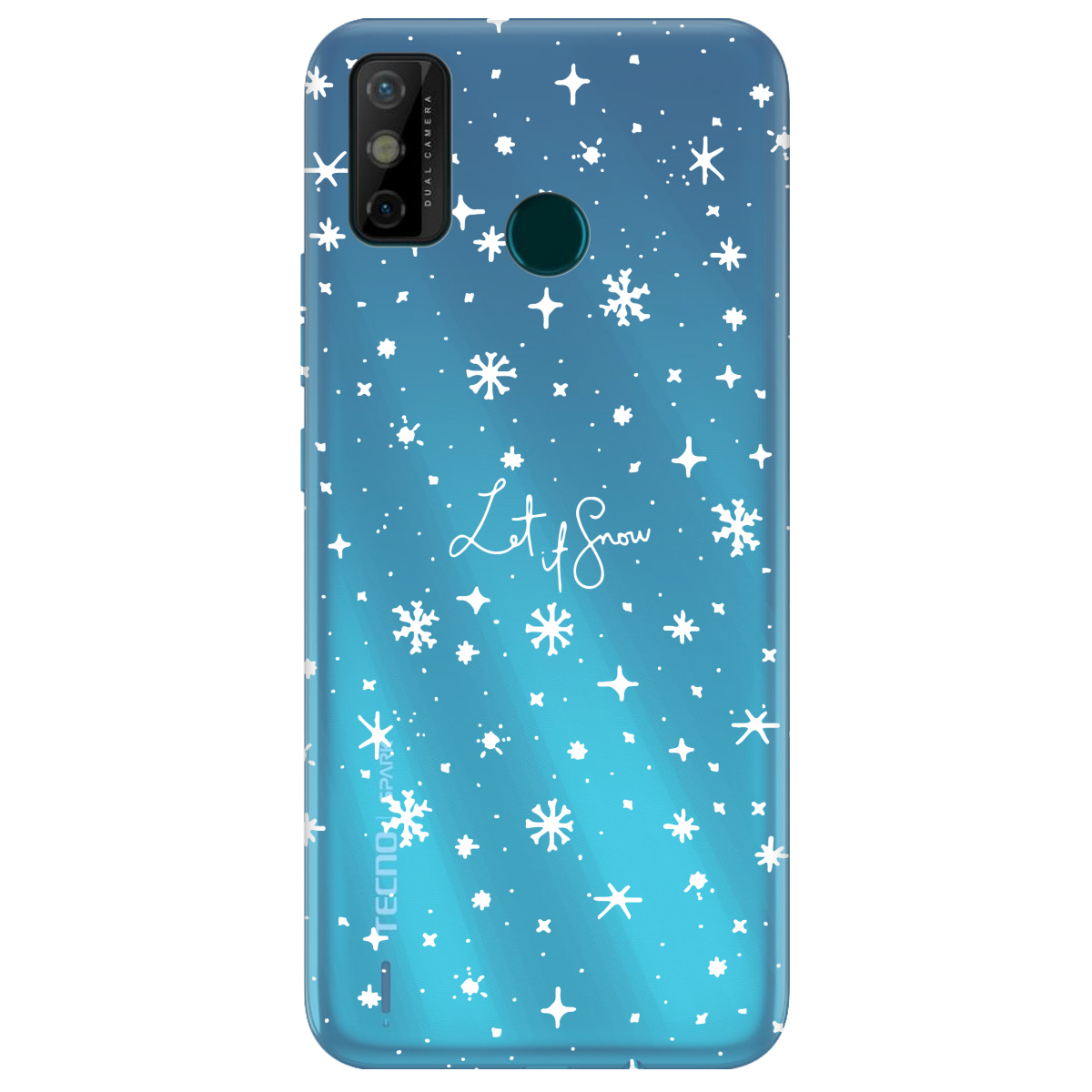 Чехол для Tecno Spark 6 Go Let it snow - фото 1