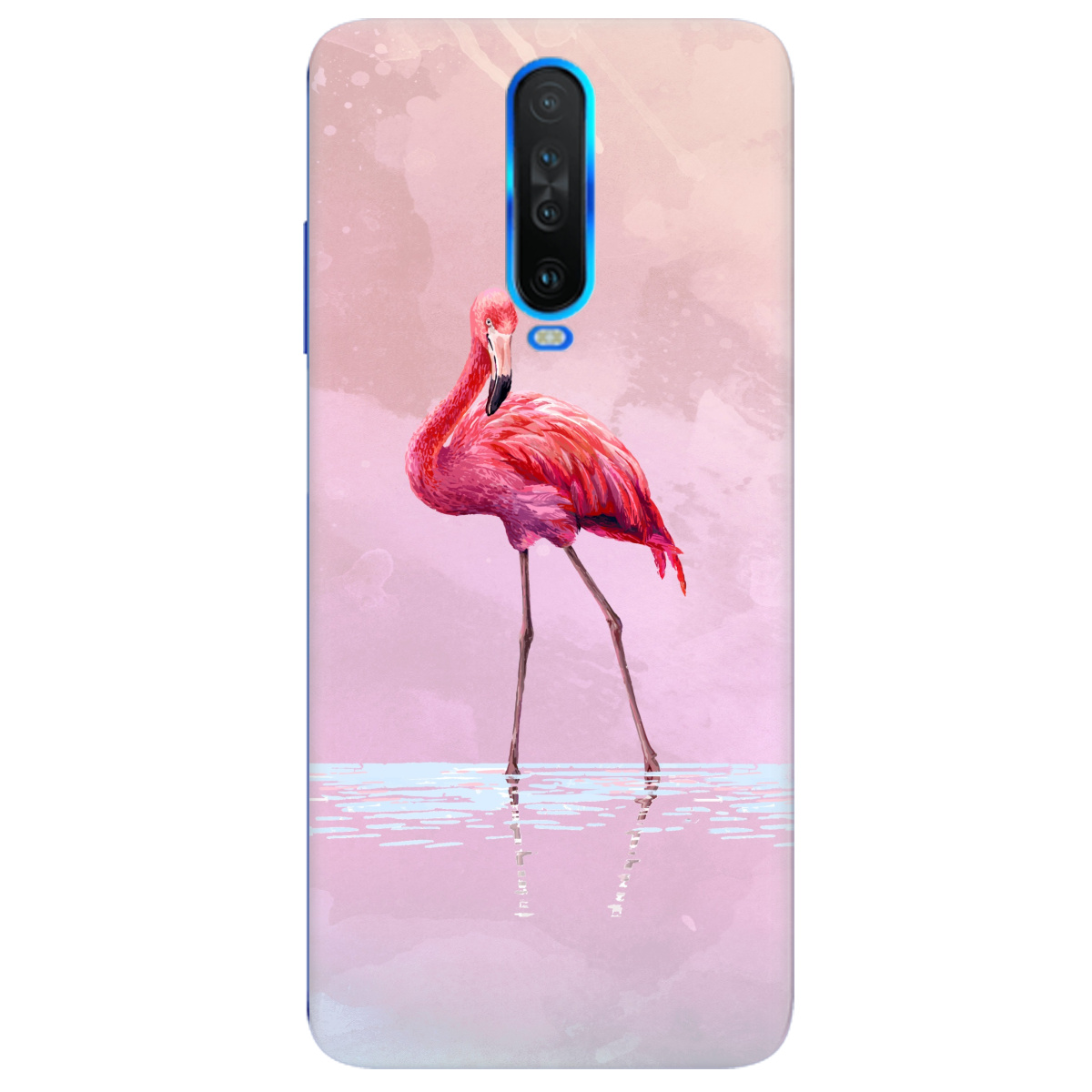 Чехол для Xiaomi Poco X2 Flamingo - фото 1
