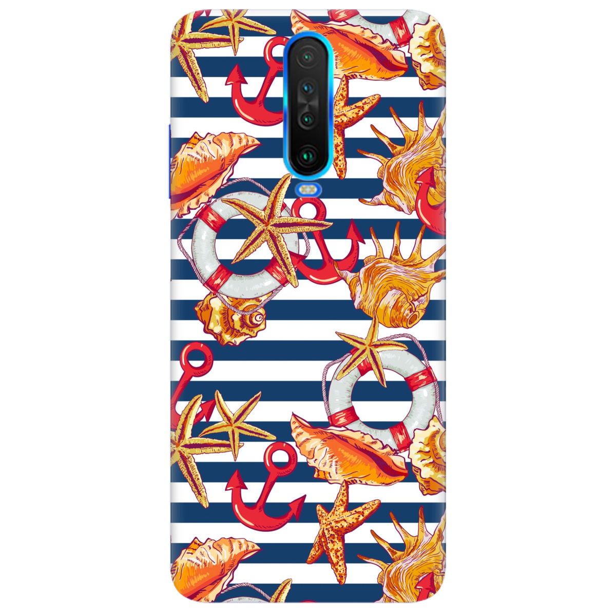 Чехол для Xiaomi Redmi K30 Морской - фото 1