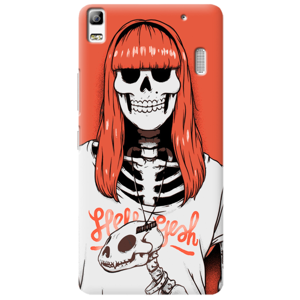 Чехол для Lenovo K3 Note / A7000 skeleton - фото 1