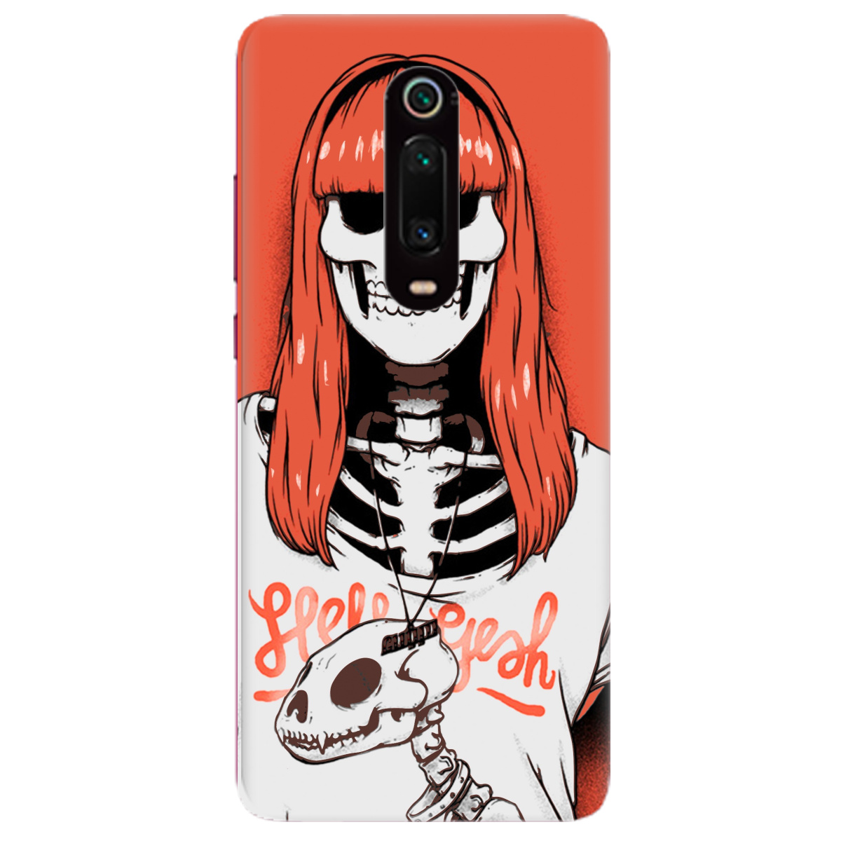 Чехол для Xiaomi Mi 9T skeleton - фото 1