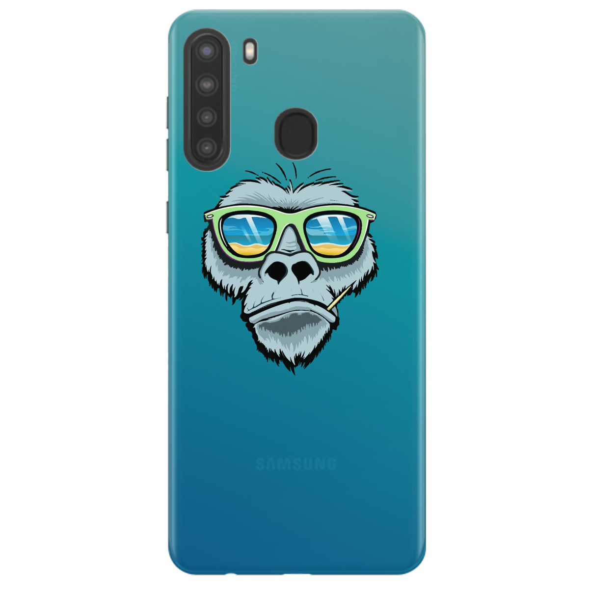 Чехол для Samsung Galaxy A21 Monkey - фото 1