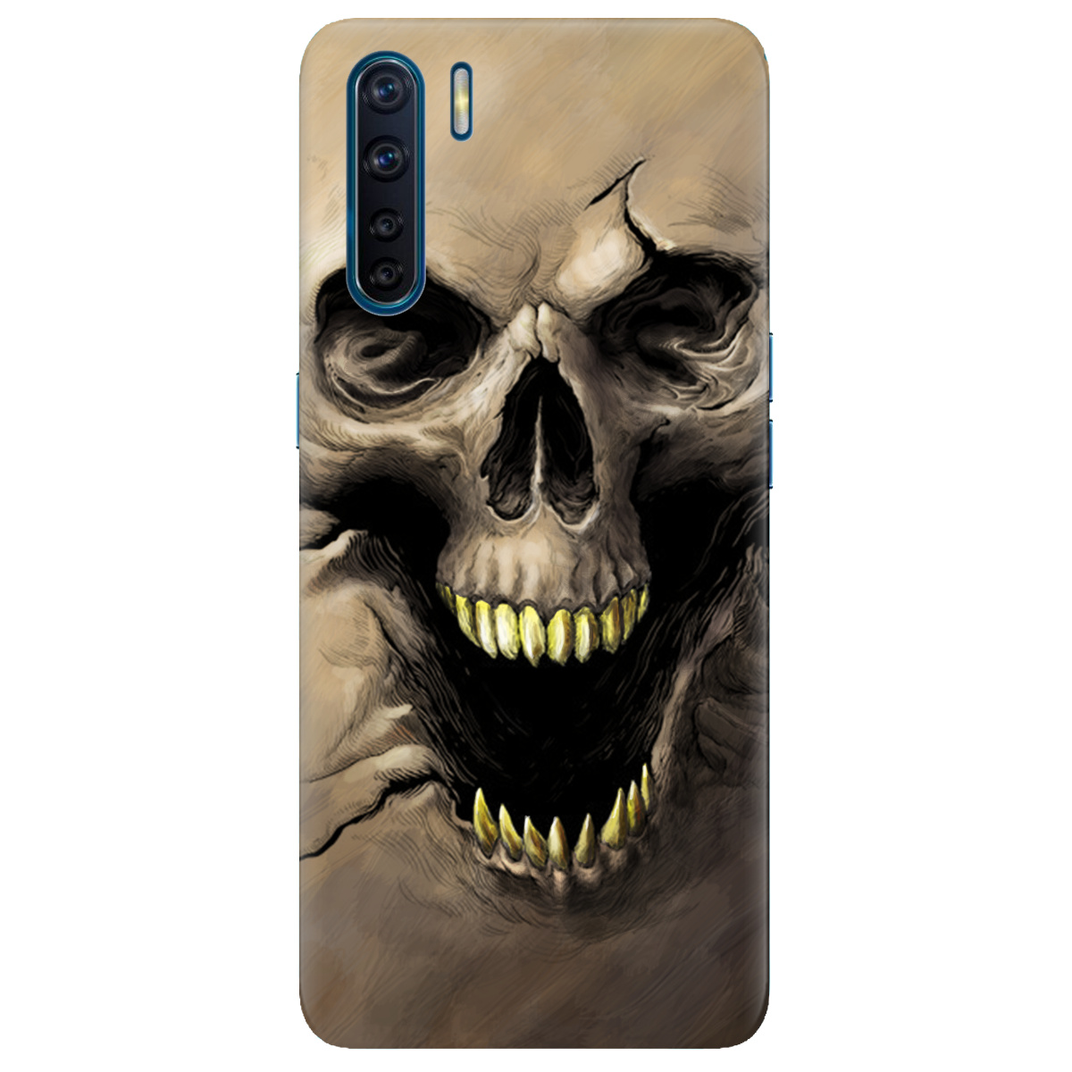 Чехол для Oppo Reno 3 Skull - фото 1