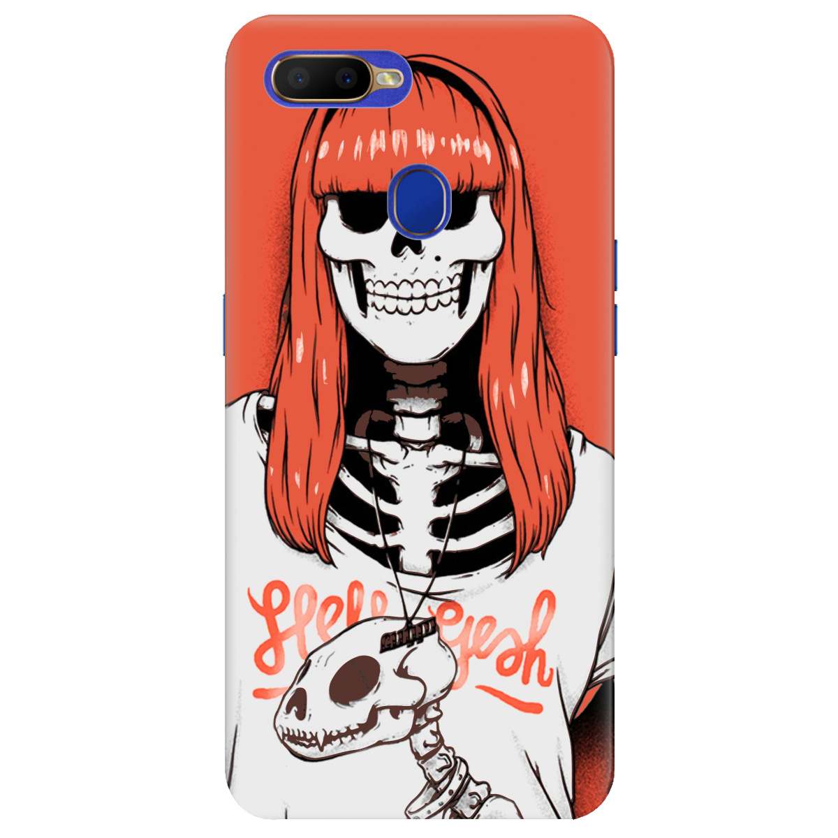Чехол для Oppo A5s skeleton - фото 1