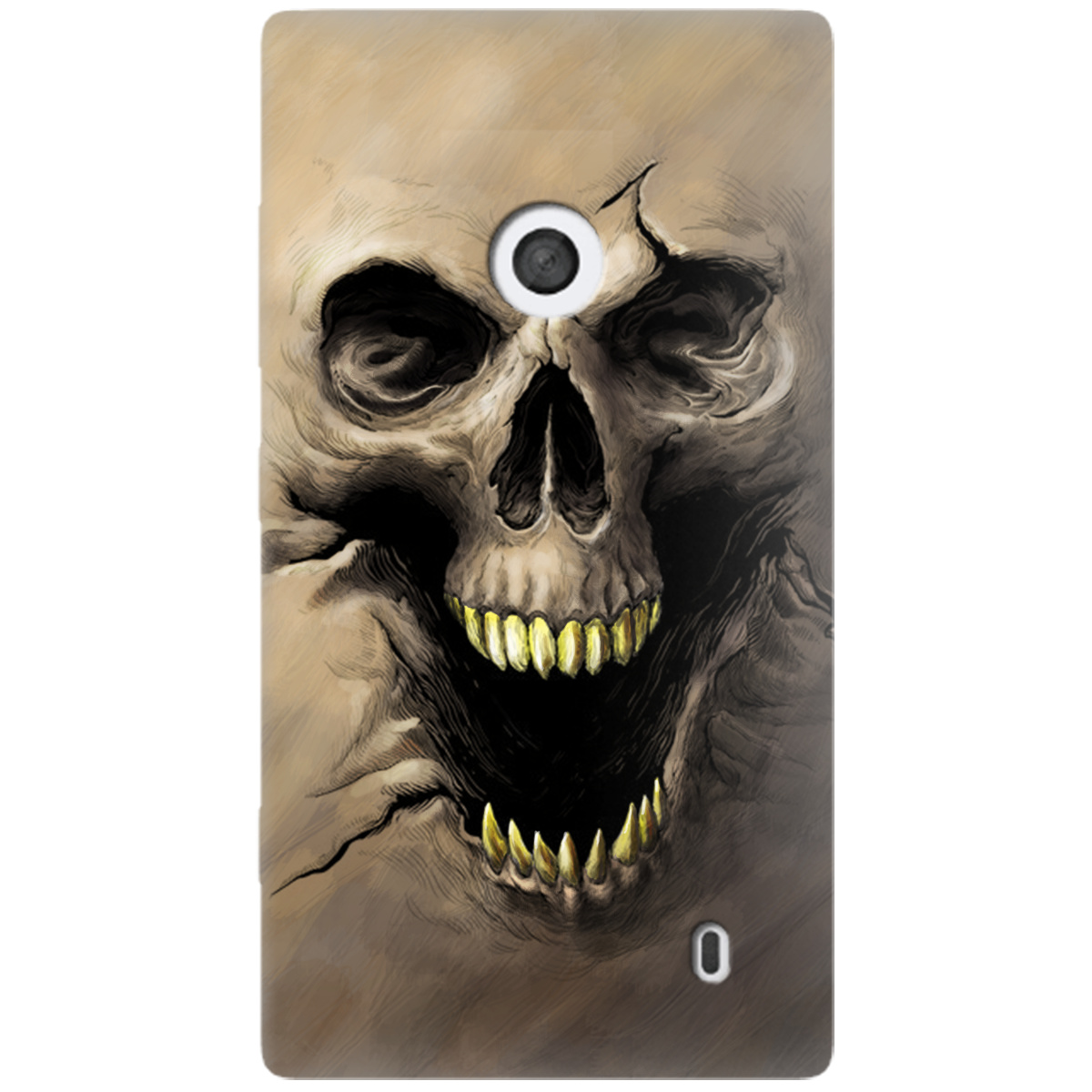 Чехол для Nokia Lumia 520 Skull - фото 1