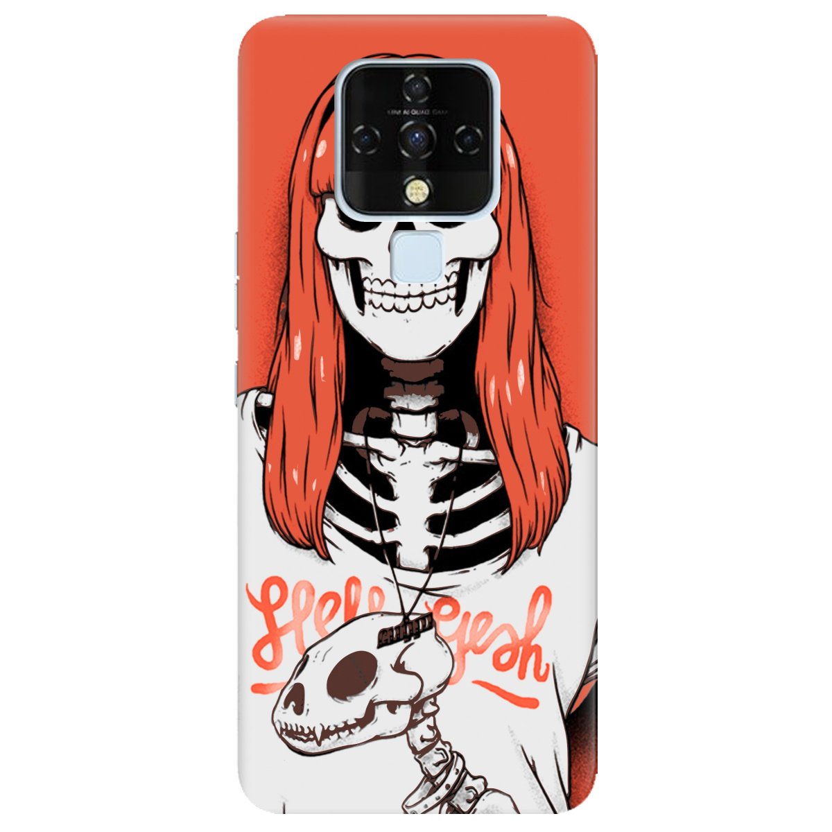 Чохол для Tecno Camon 16 SE skeleton - фото 1
