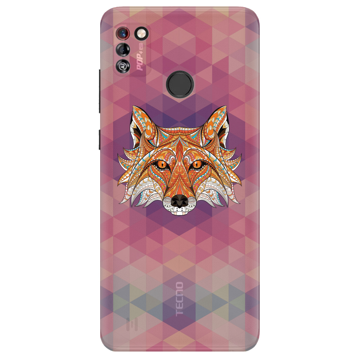 Чехол для Tecno Pop 4 Pro Fox - фото 1
