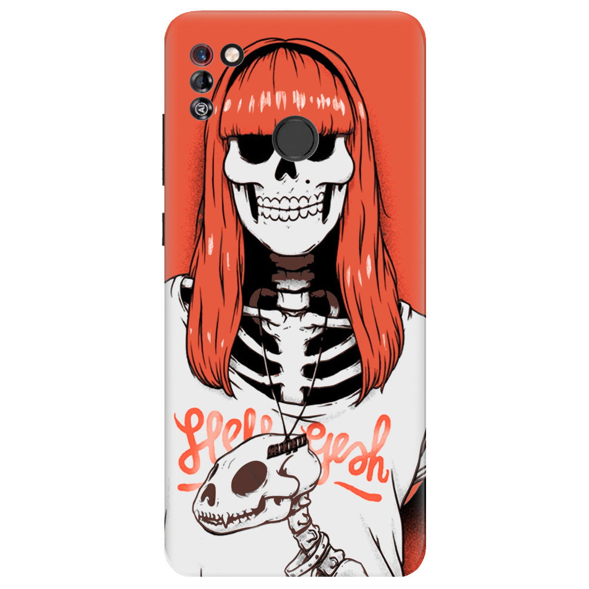 Чохол для Tecno Pop 4 Pro skeleton - фото 1