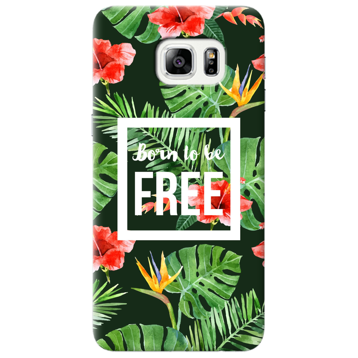 Чехол для Samsung Galaxy S6 Edge Plus Born to be free - фото 1