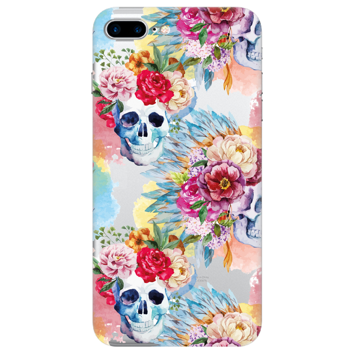 Чехол для Apple iPhone 7 Plus Черепки - фото 1