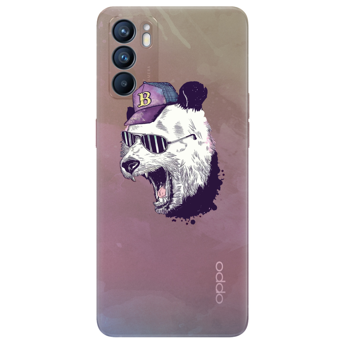 Чохол для Oppo Reno 6 Panda - фото 1