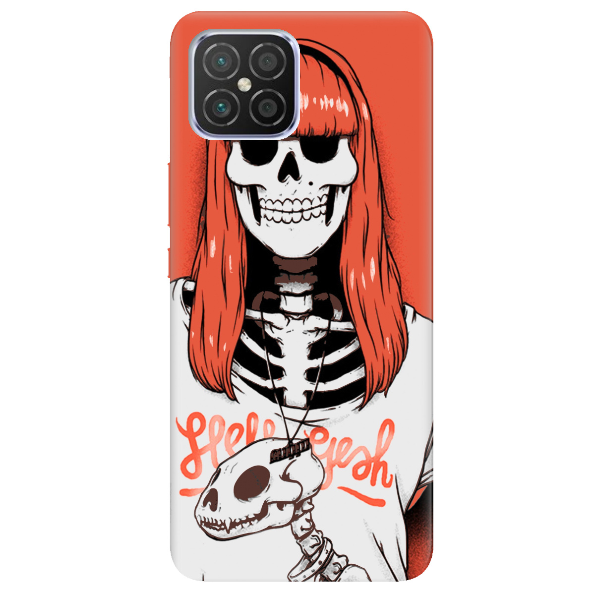 Чехол для Huawei Nova 8 SE skeleton - фото 1