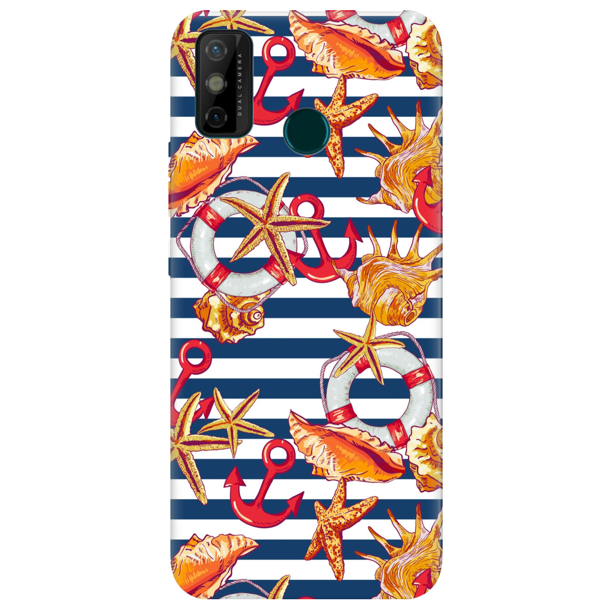 Чехол для Tecno Spark 6 Go Морской - фото 1