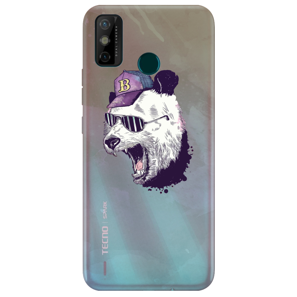 Чехол для Tecno Spark 6 Go Panda - фото 1