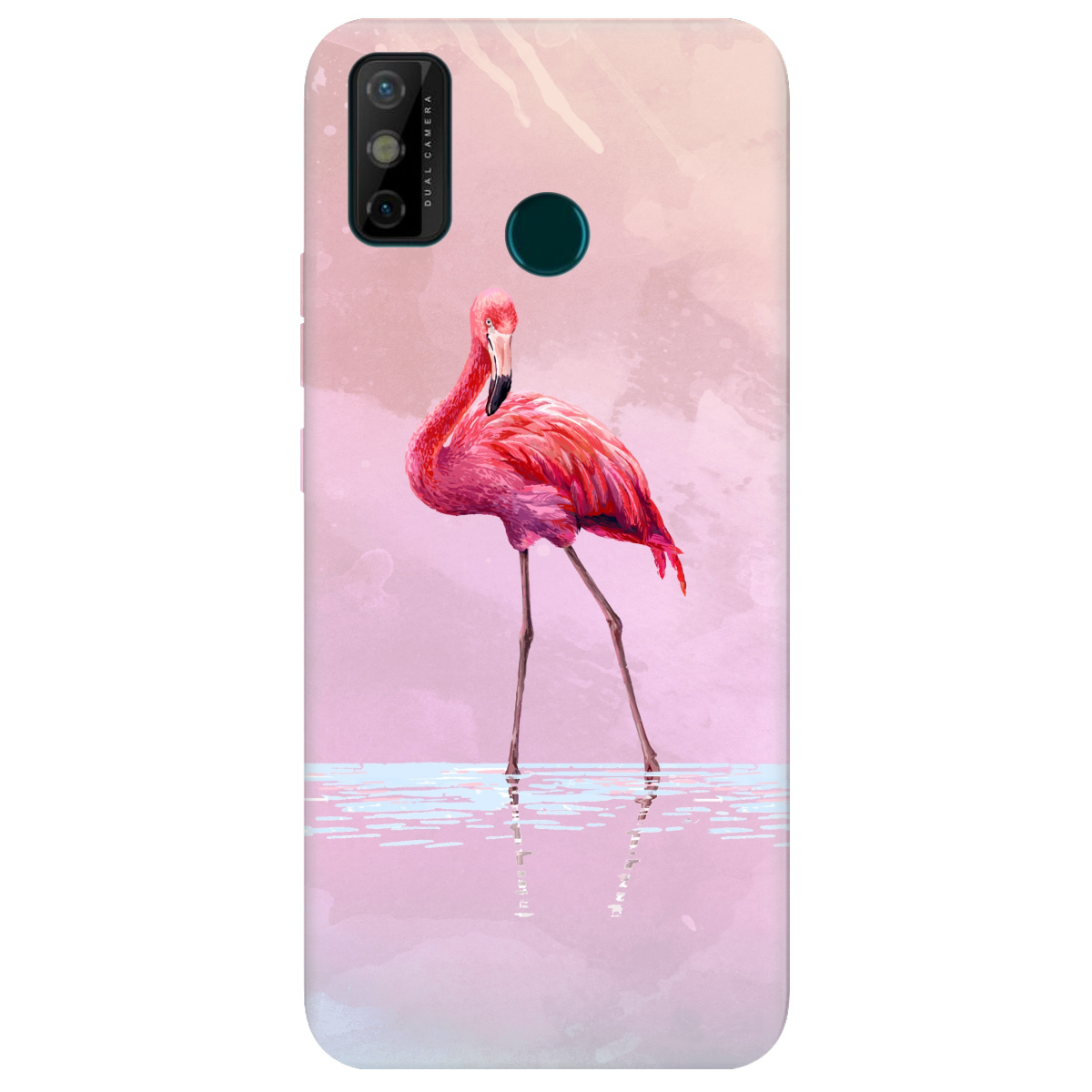 Чехол для Tecno Spark 6 Go Flamingo - фото 1