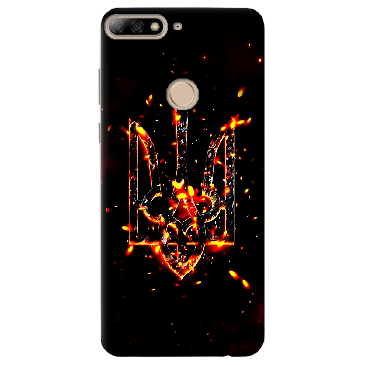 Чохол для Huawei Y7 Prime 2018 Вогонь - фото 1