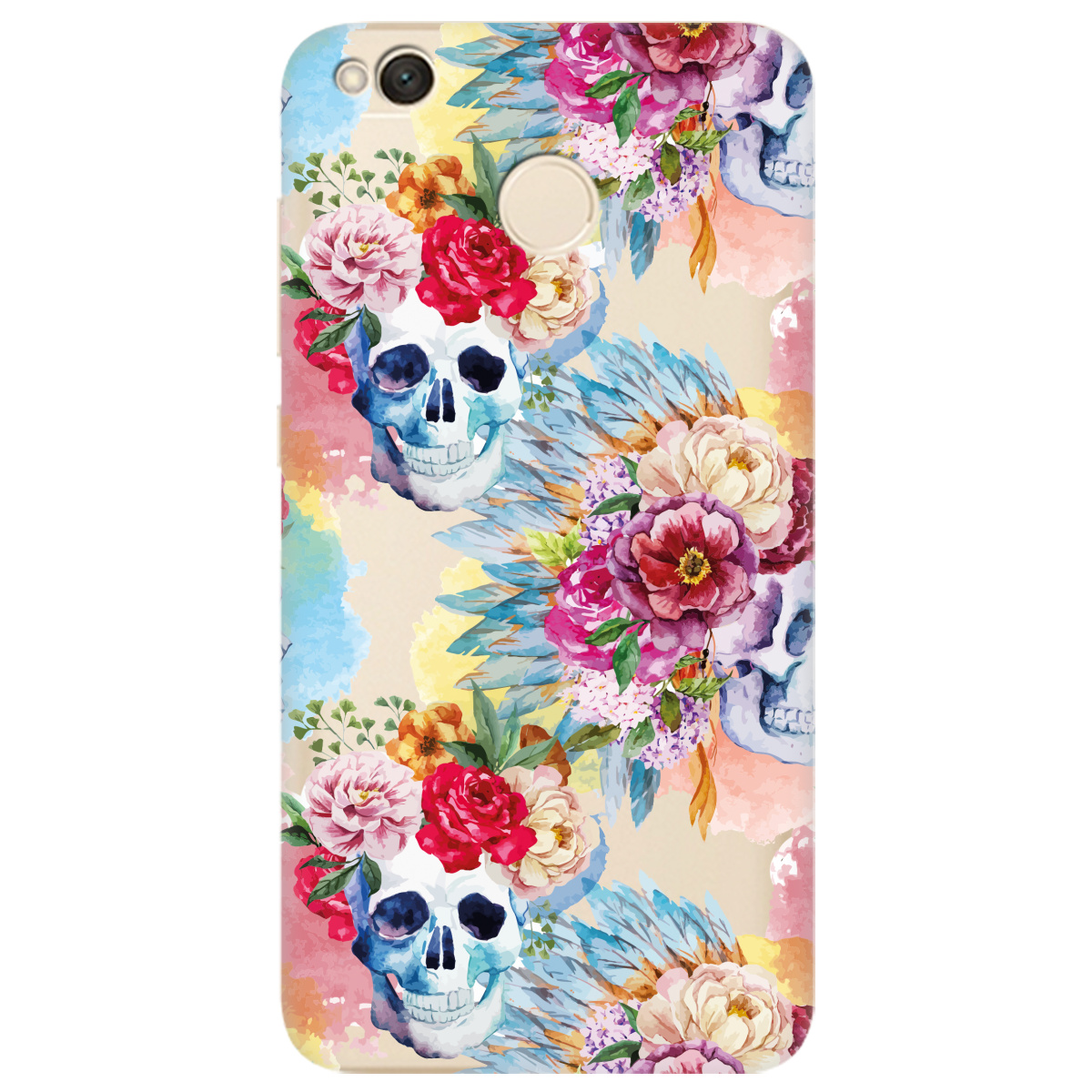 Чехол для Xiaomi Redmi 4X Черепки - фото 1