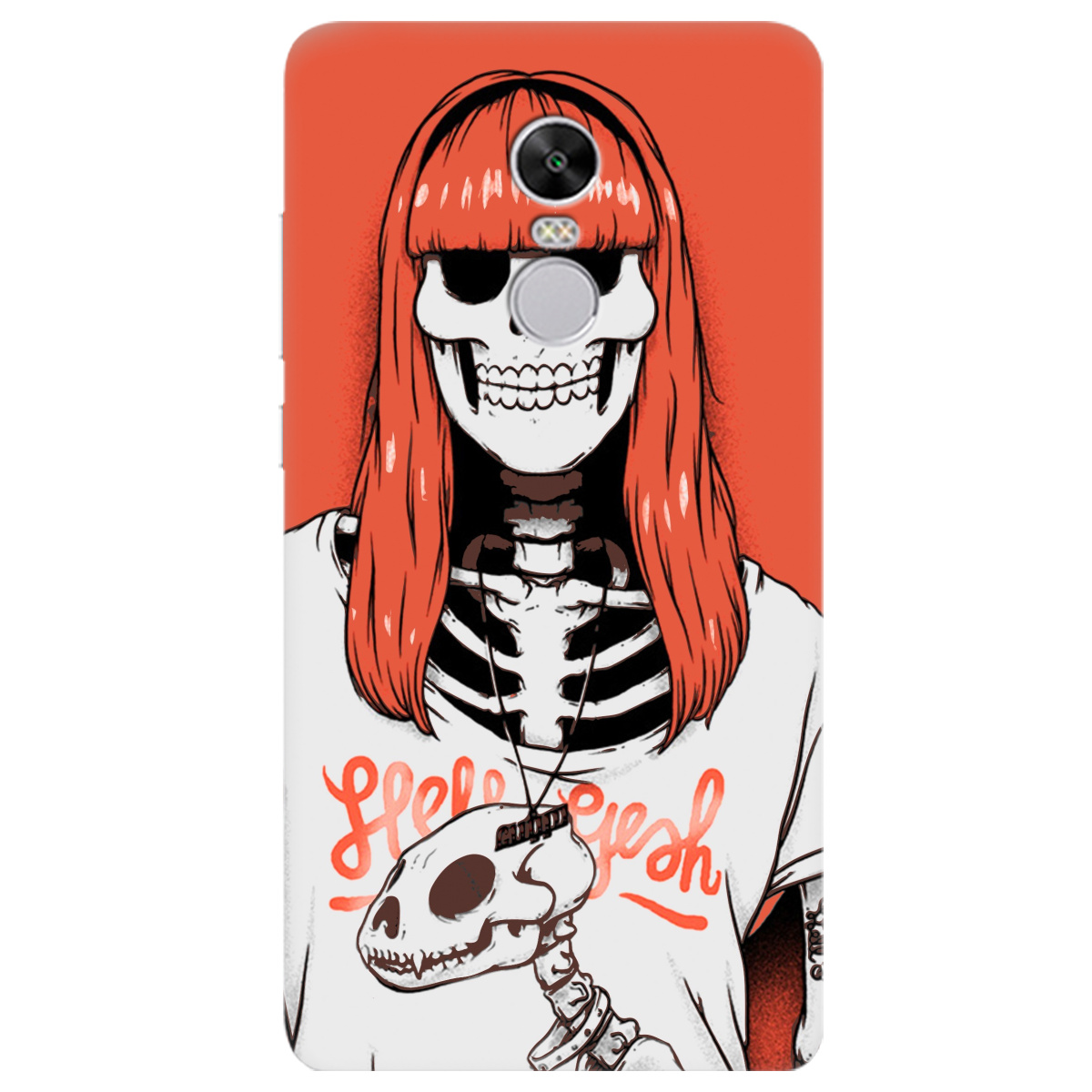 Чохол для Xiaomi Redmi Note 4X skeleton - фото 1