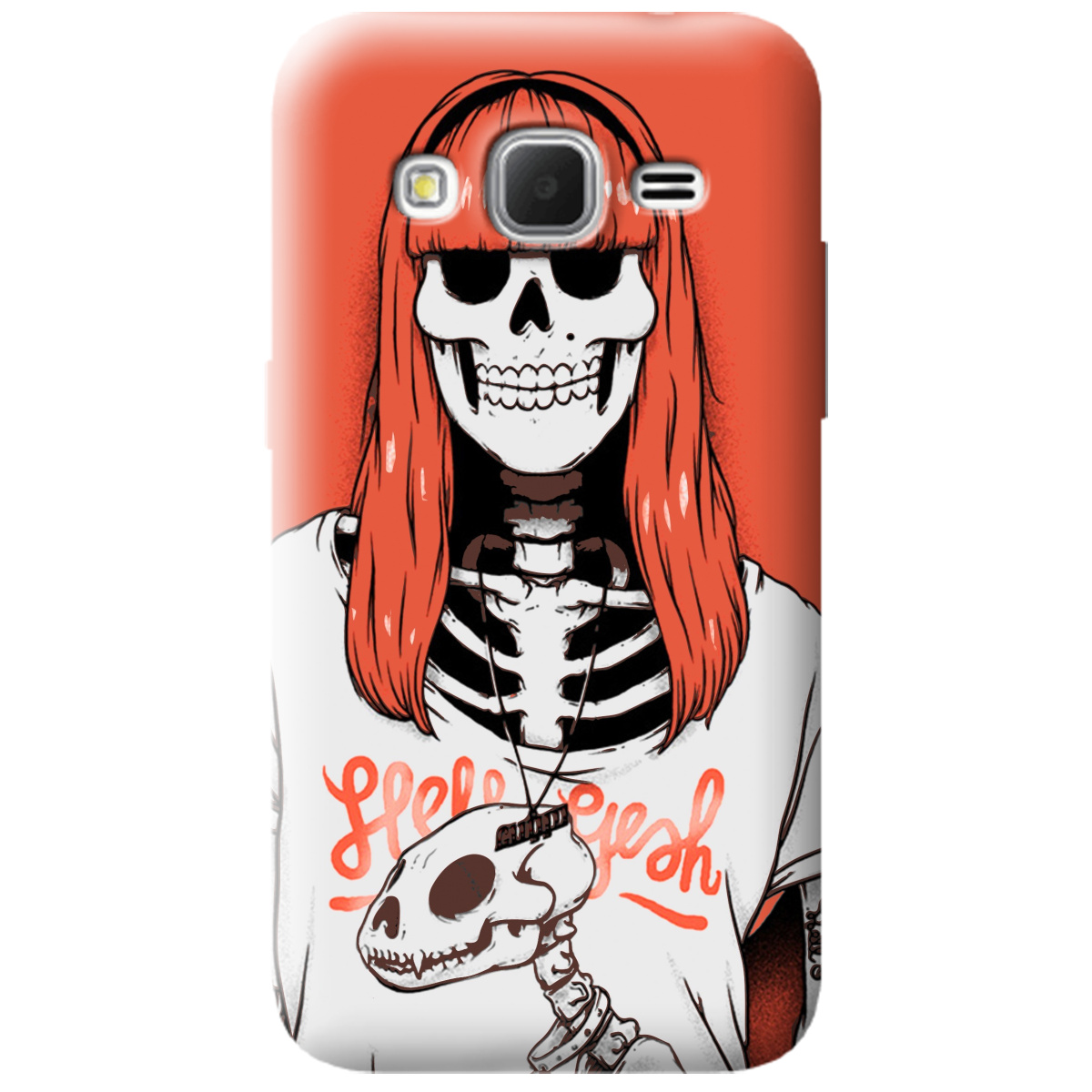 Чехол для Samsung Galaxy Core Prime G360H skeleton - фото 1