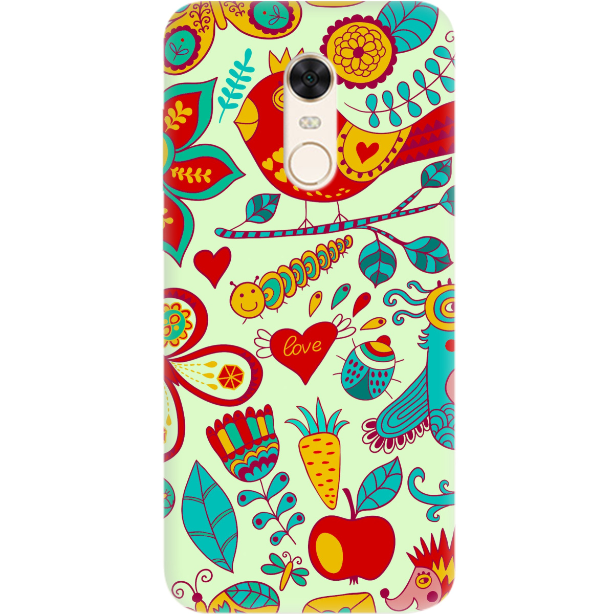 Чехол для Xiaomi Redmi 5 Plus Birds - фото 1