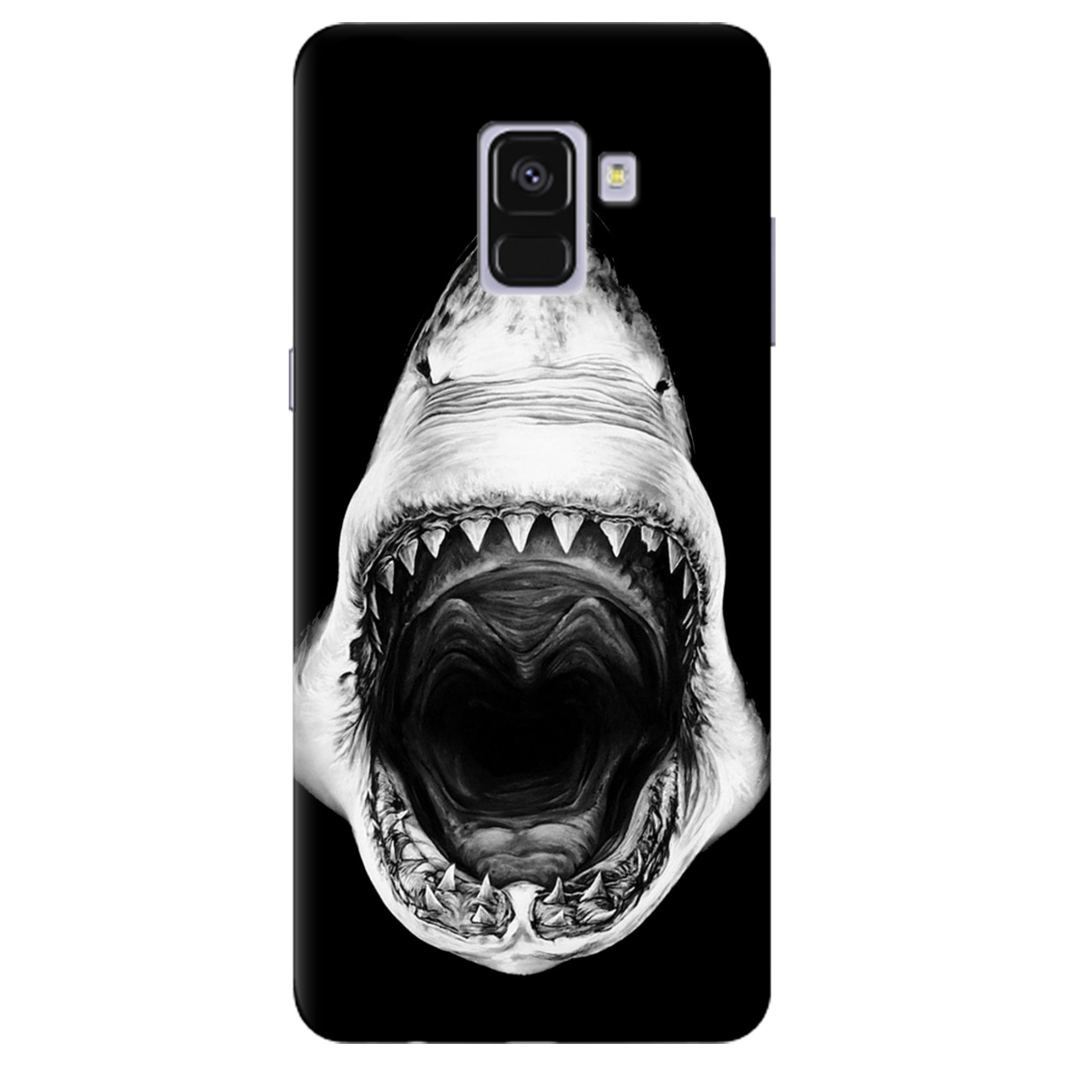 Чехол для Samsung Galaxy A8 Plus 2018 Dark shark - фото 1