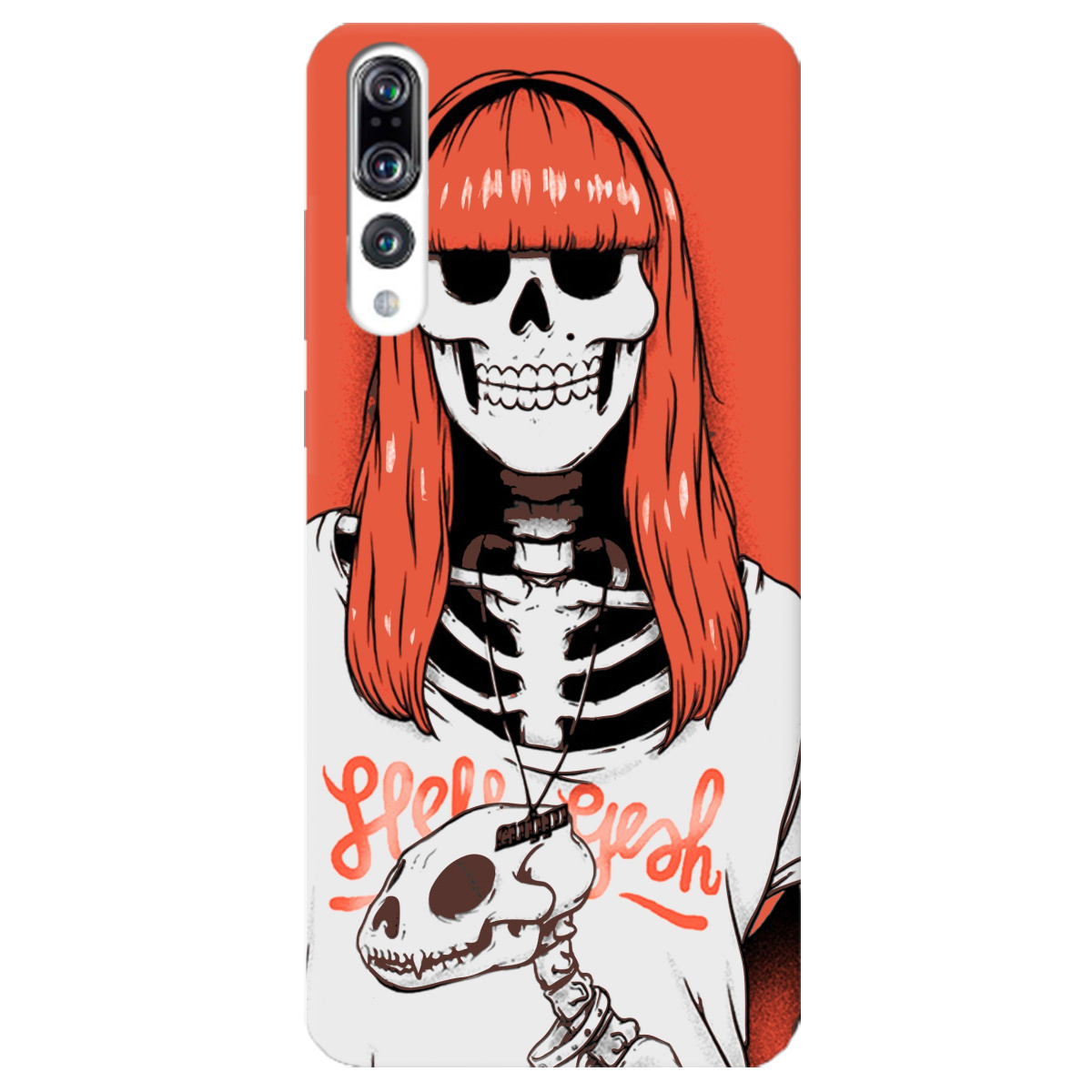 Чехол для Huawei P20 Pro skeleton - фото 1