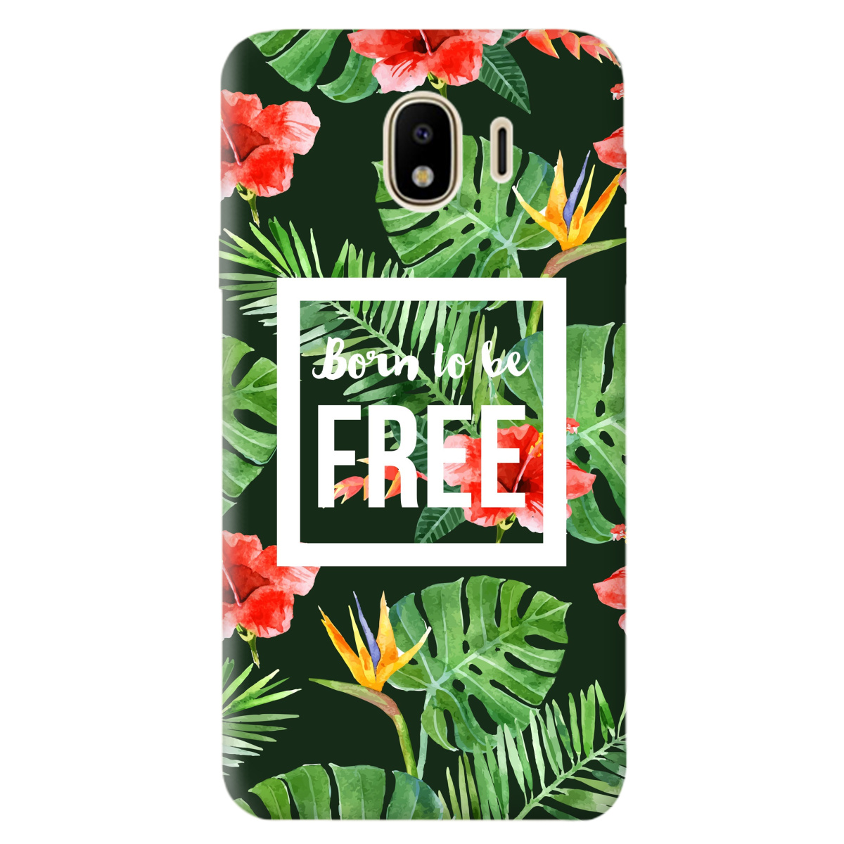 Чехол для Samsung Galaxy J4 2018 Born to be free - фото 1
