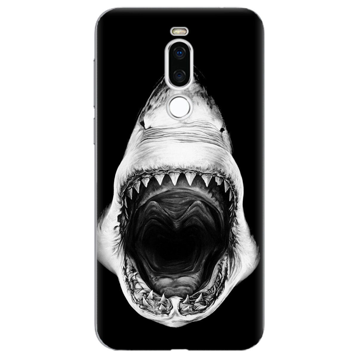 Чехол для Meizu X8 Dark shark - фото 1