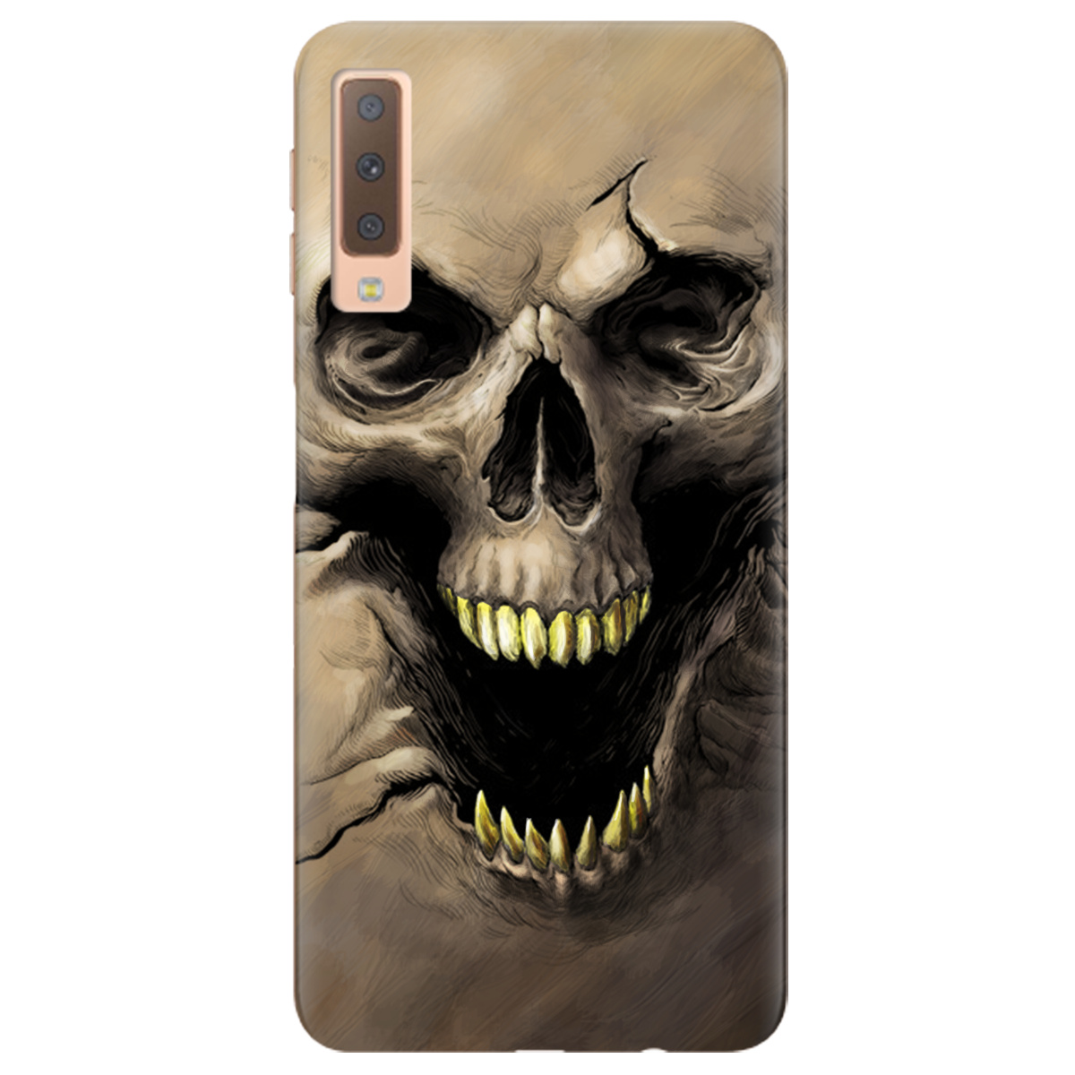 Чехол для Samsung Galaxy A7 2018 Skull - фото 1