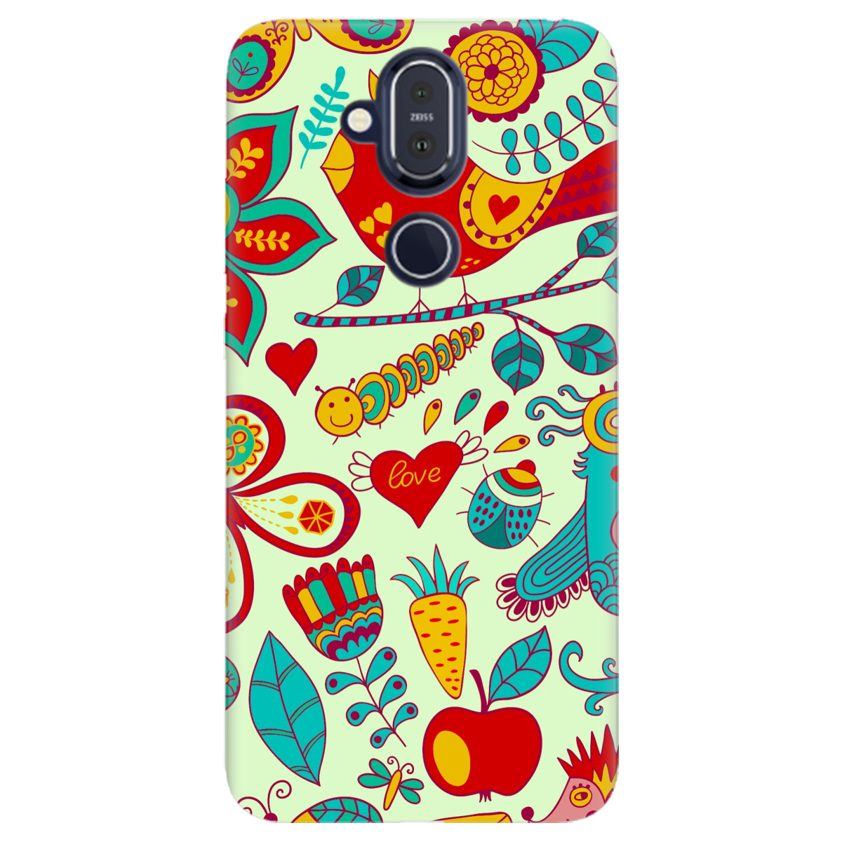 Чехол для Nokia 8.1 X7 Birds - фото 1