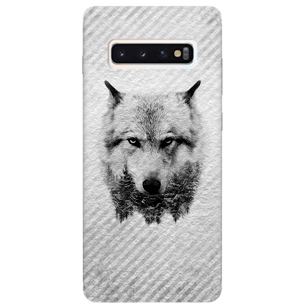 Чехол для Samsung Galaxy S10 WOLF - фото 1