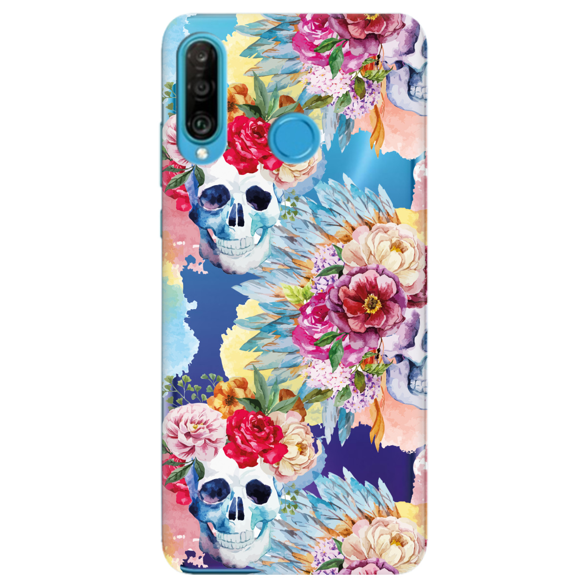 Чехол для Huawei P30 Lite Черепки - фото 1