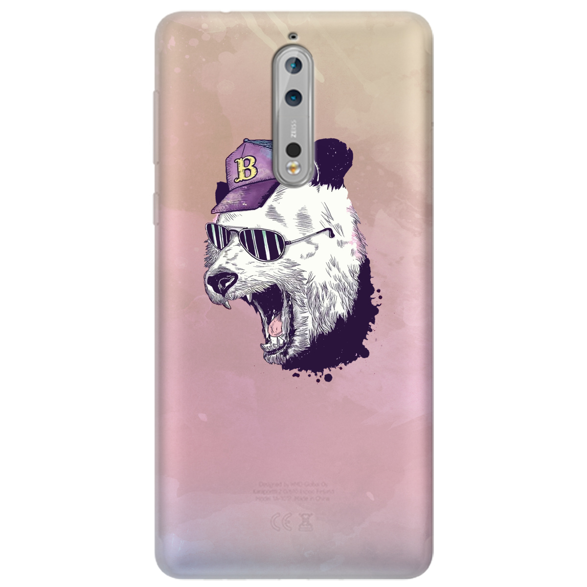 Чехол для Nokia 8 Panda - фото 1