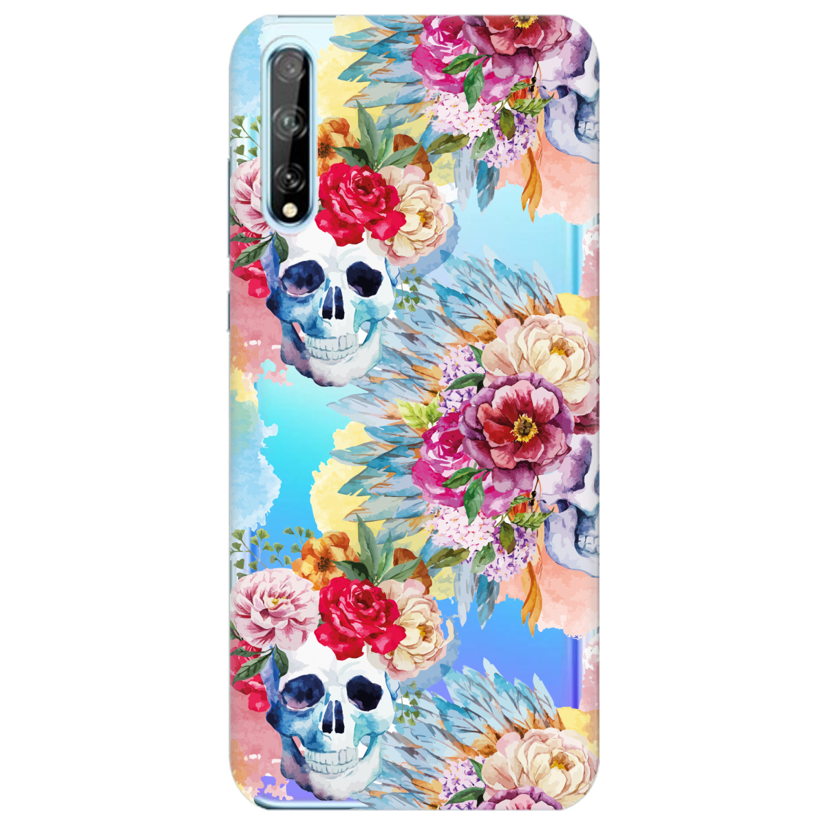 Чехол для Huawei P Smart S Черепки - фото 1