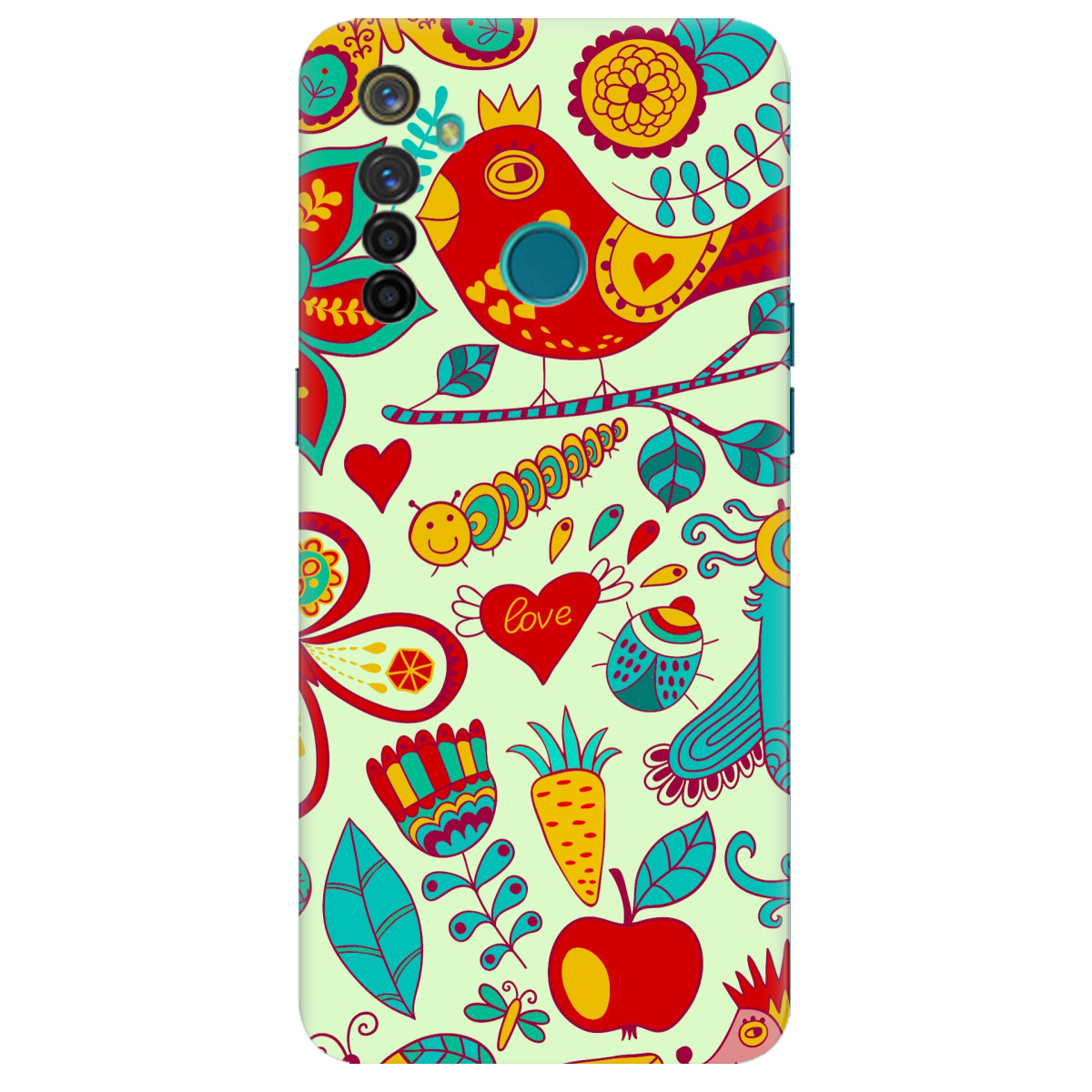 Чехол для Realme 5 Pro Birds - фото 1