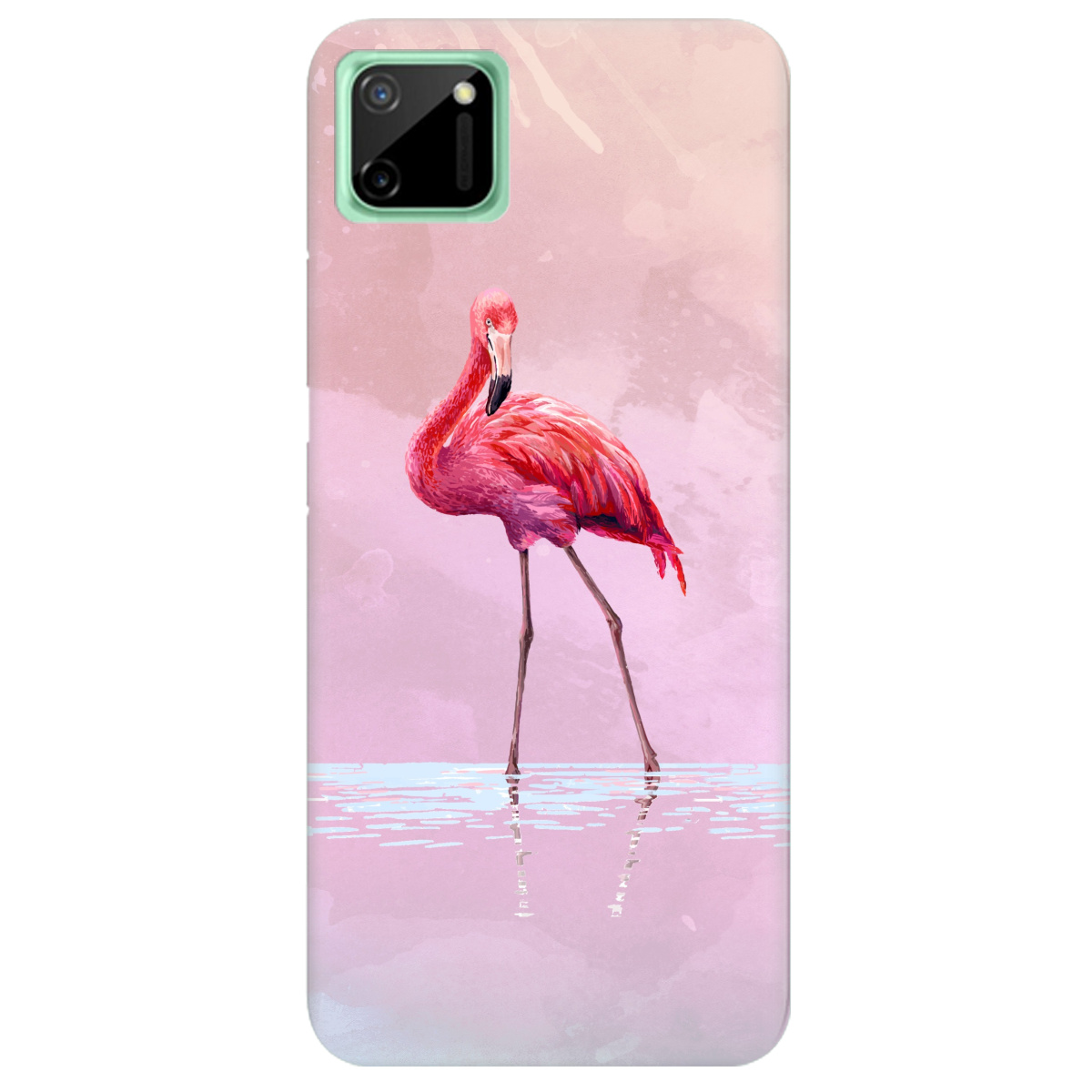 Чохол для Realme С11 Flamingo - фото 1