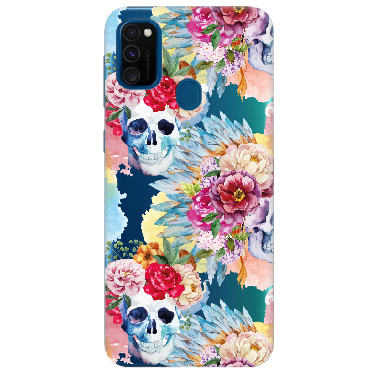 Чехол для Samsung Galaxy M21 Черепки - фото 1