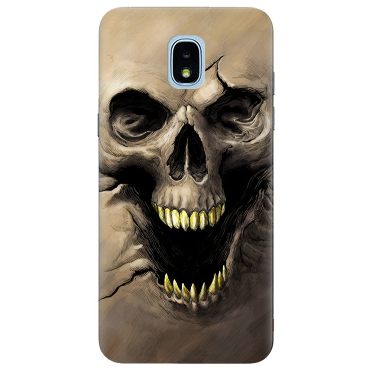 Чехол для Samsung Galaxy J3 2018 Skull - фото 1