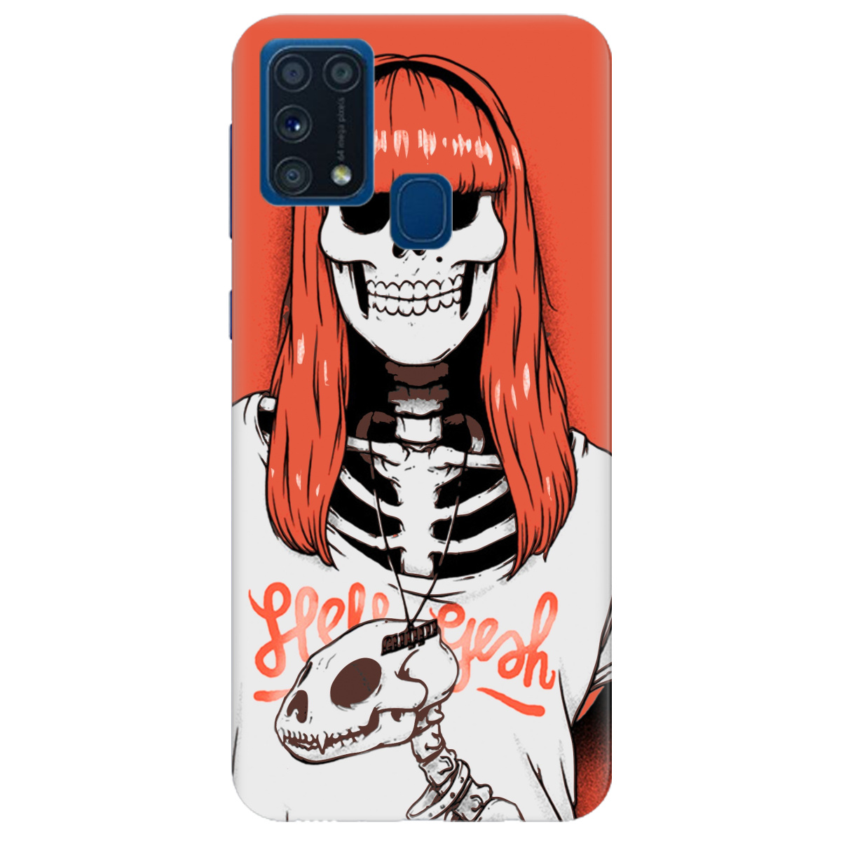 Чехол для Samsung Galaxy M31 skeleton - фото 1