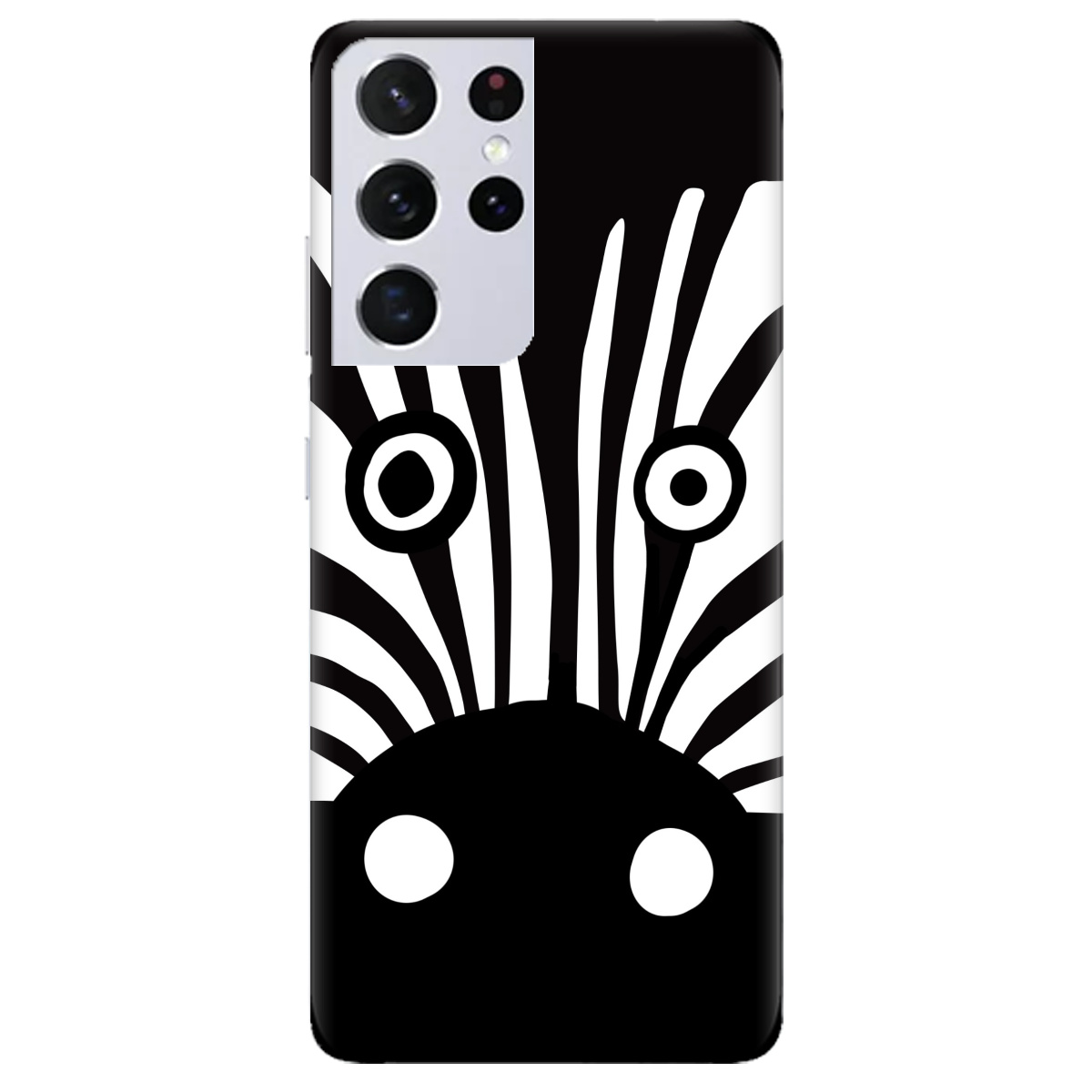 Чехол для Samsung Galaxy S21 Ultra Zebra - фото 1