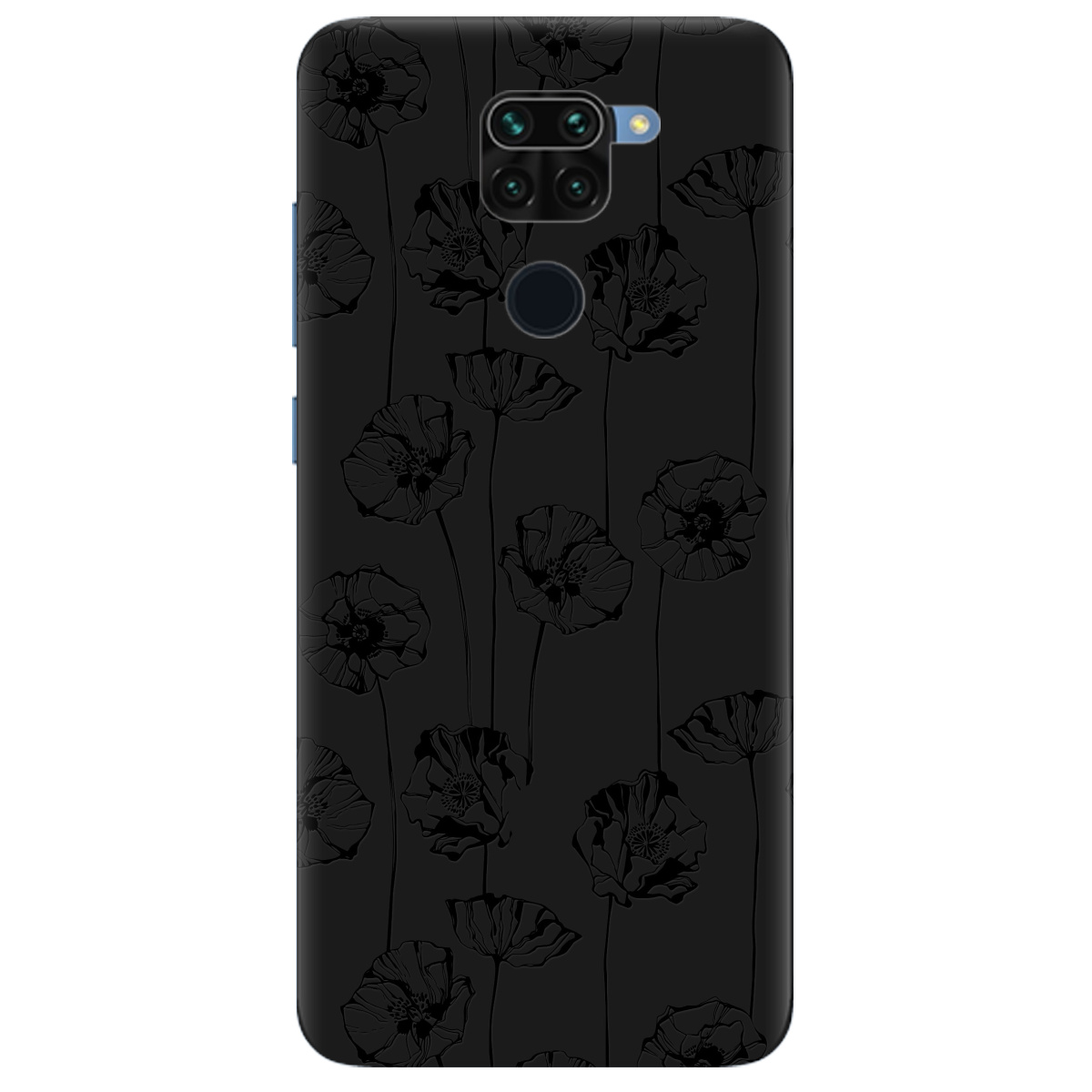 Чохол для Xiaomi Redmi 10x чорний матовий soft touch Mallow - фото 1