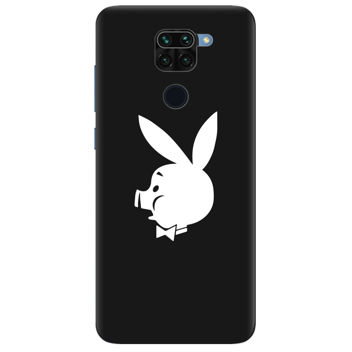 Чохол для Xiaomi Redmi 10x чорний матовий soft touch Piggy - фото 1